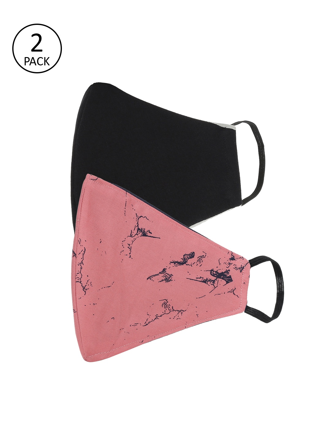 AKSHARA Kids 2 Pcs 2-Ply Reusable Biodegradable Protective Cotton Face Masks, Black
AKSHARA Kids 2 Pcs 2-Ply Reusable Biodegradable Protective Cotton Face Masks, Black