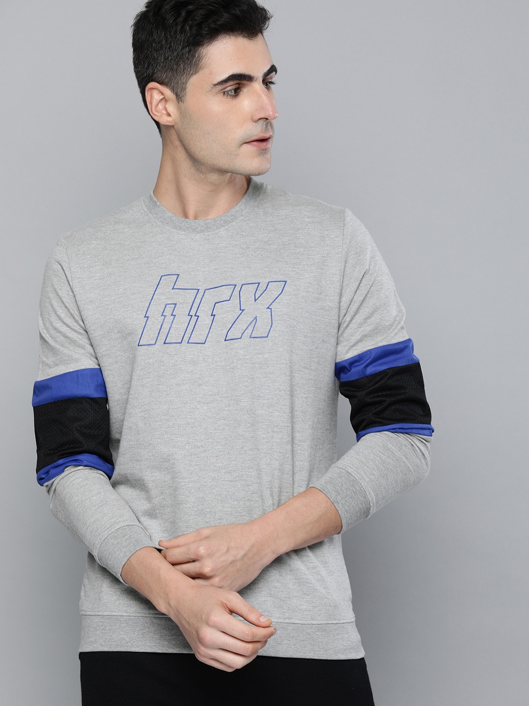 HRX by Hrithik Roshan Men Lt. Grey Melange Solid Regular Fit Antimicrobial Bio-Wash Lifestyle Sweatshirt
HRX by Hrithik Roshan Men Lt. Grey Melange Solid Regular Fit Antimicrobial Bio-Wash Lifestyle Sweatshirt