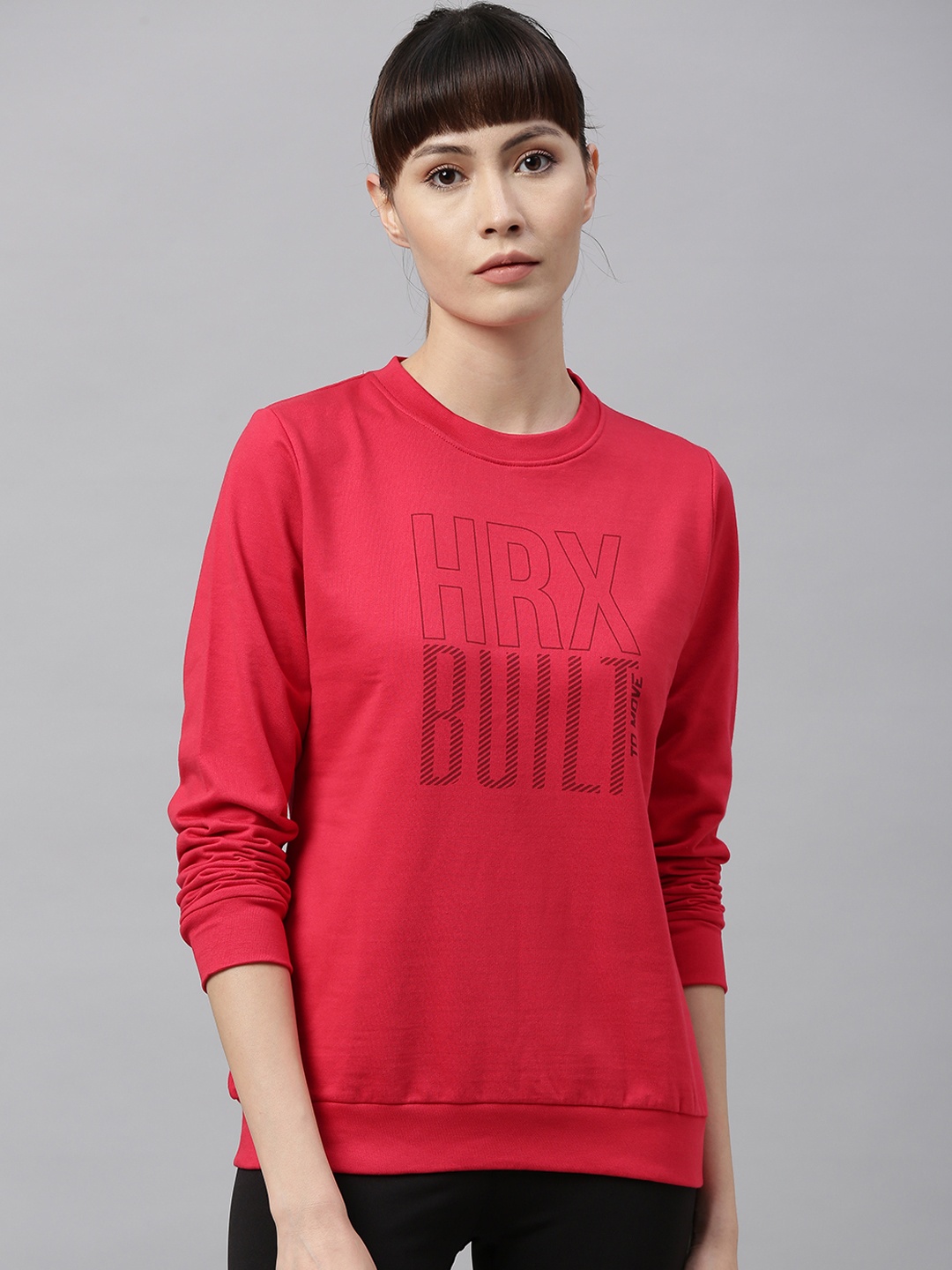 HRX by Hrithik Roshan Women Crimson Solid Rapid-Dry Bio-Wash Training Sweatshirt, Red
HRX by Hrithik Roshan Women Crimson Solid Rapid-Dry Bio-Wash Training Sweatshirt, Red