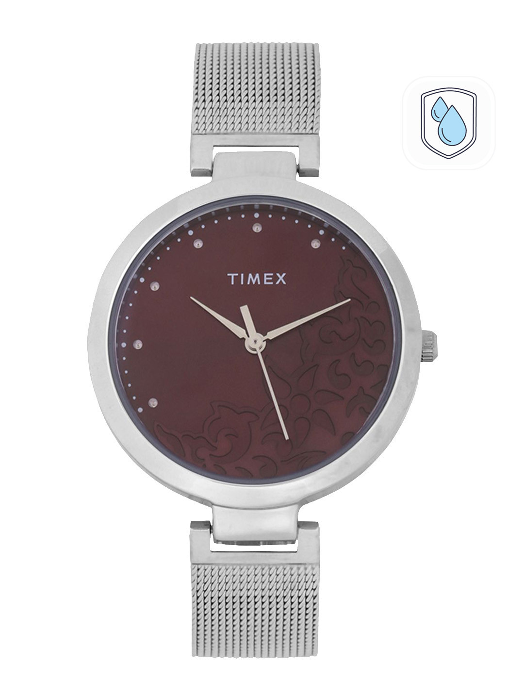 Timex Women Red Analogue Watch - TW000X218, Maroon 
Timex Women Red Analogue Watch - TW000X218, Maroon