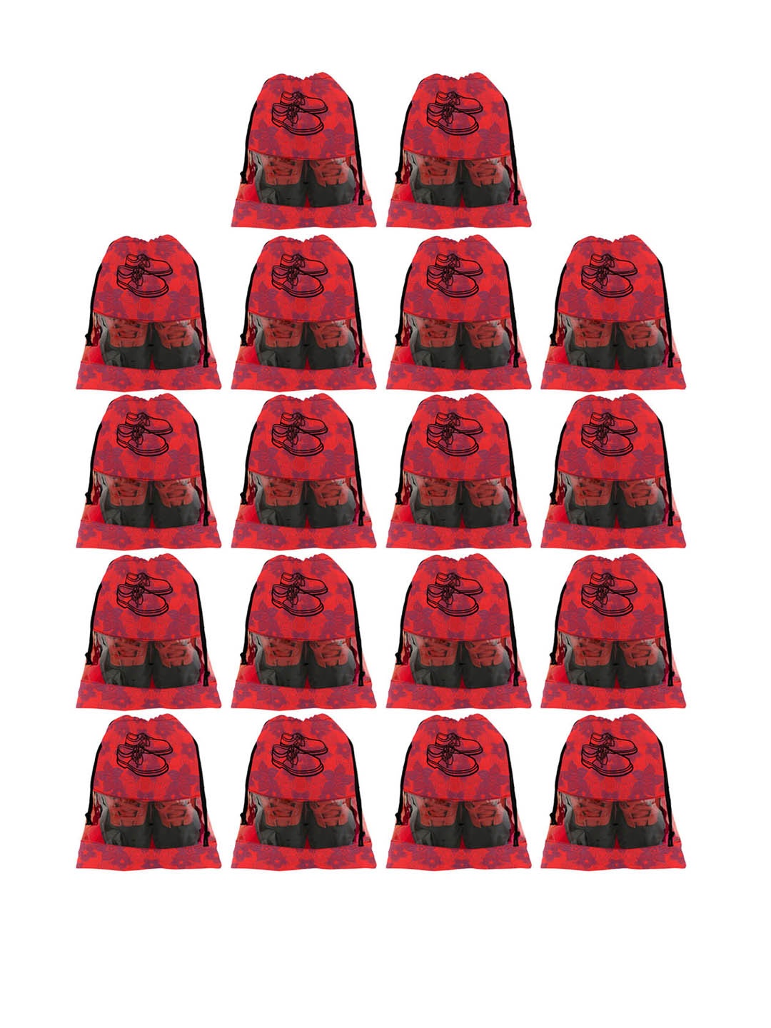 Kuber Industries Unisex Red & Black Printed Non-Woven 18 Pieces Travel Shoe Organisers
Kuber Industries Unisex Red & Black Printed Non-Woven 18 Pieces Travel Shoe Organisers