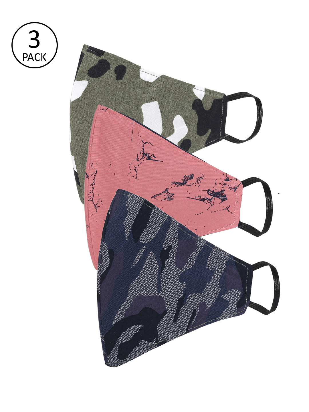 AKSHARA Kids Pack of 3 Pcs Multicoloured Printed Reusable 2-Ply Protective Outdoor Masks, Multi
AKSHARA Kids Pack of 3 Pcs Multicoloured Printed Reusable 2-Ply Protective Outdoor Masks, Multi
