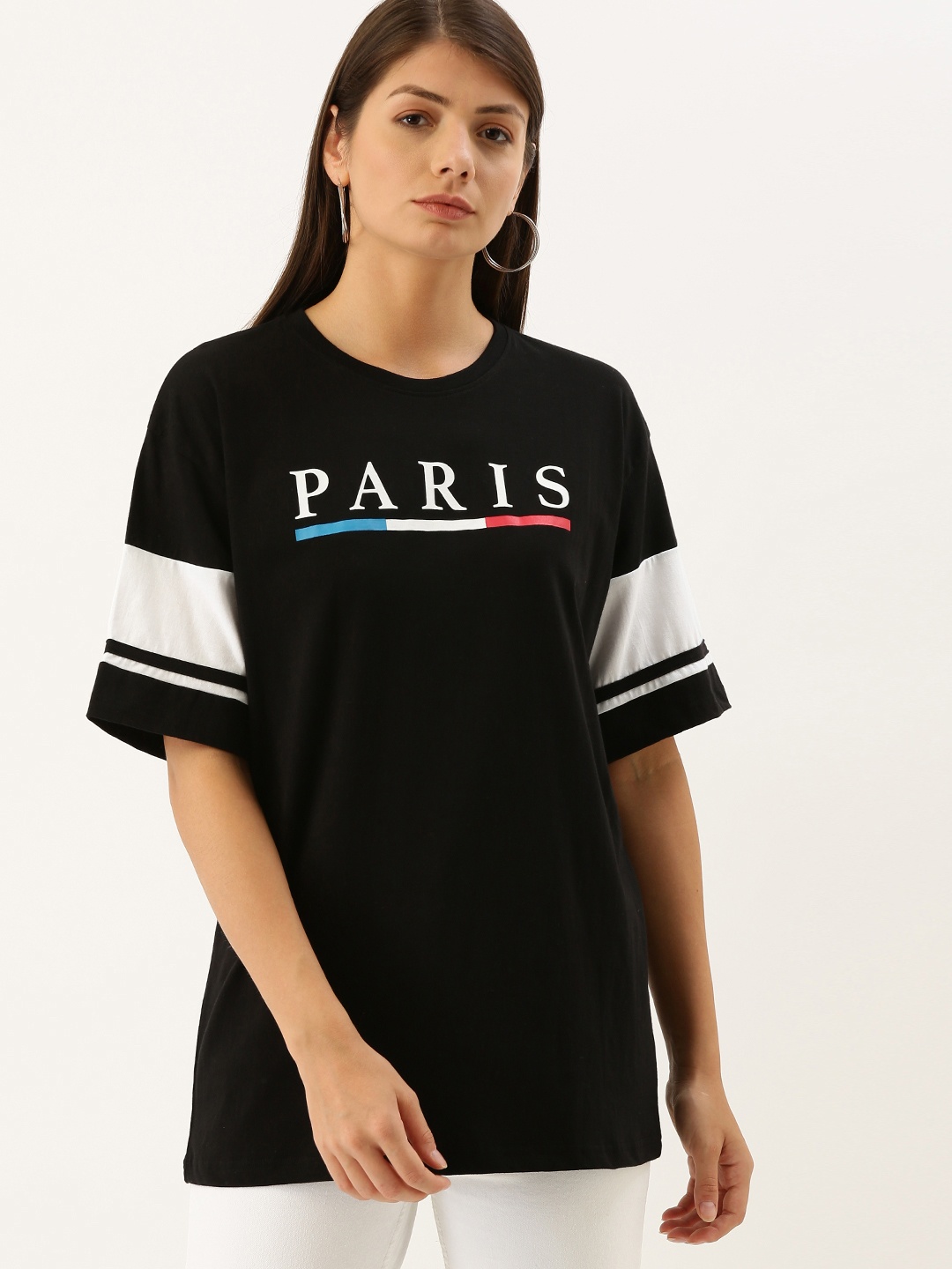 DILLINGER Women Black Printed Loose Round Neck Longline Oversized Pure Cotton T-shirt
DILLINGER Women Black Printed Loose Round Neck Longline Oversized Pure Cotton T-shirt