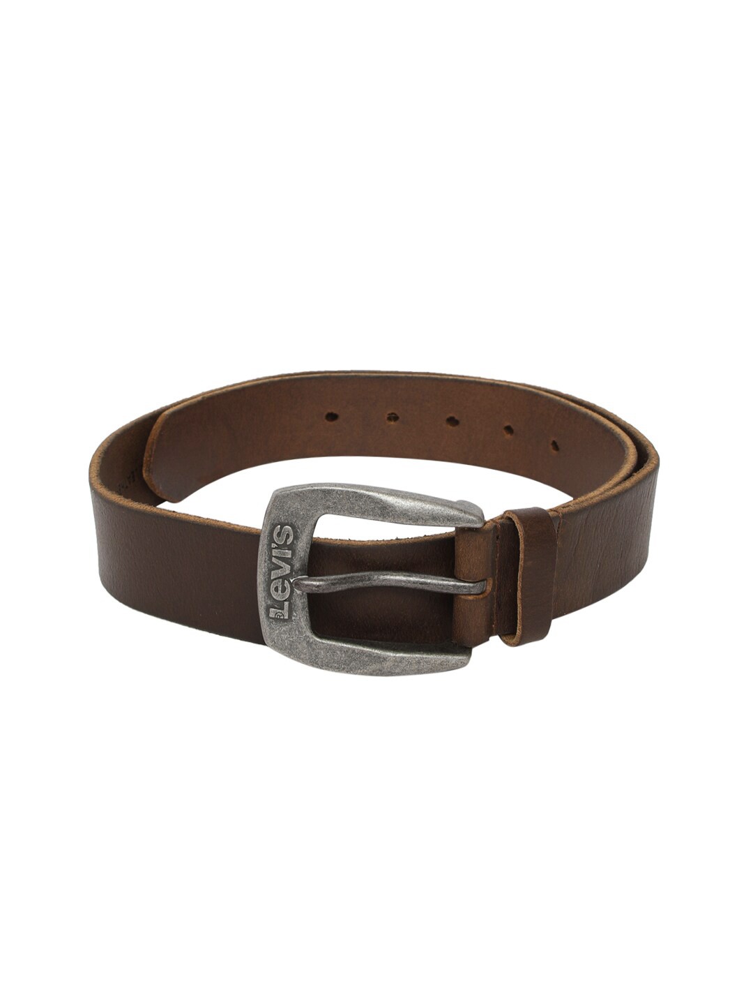 Levis Men Brown Solid Leather Belt