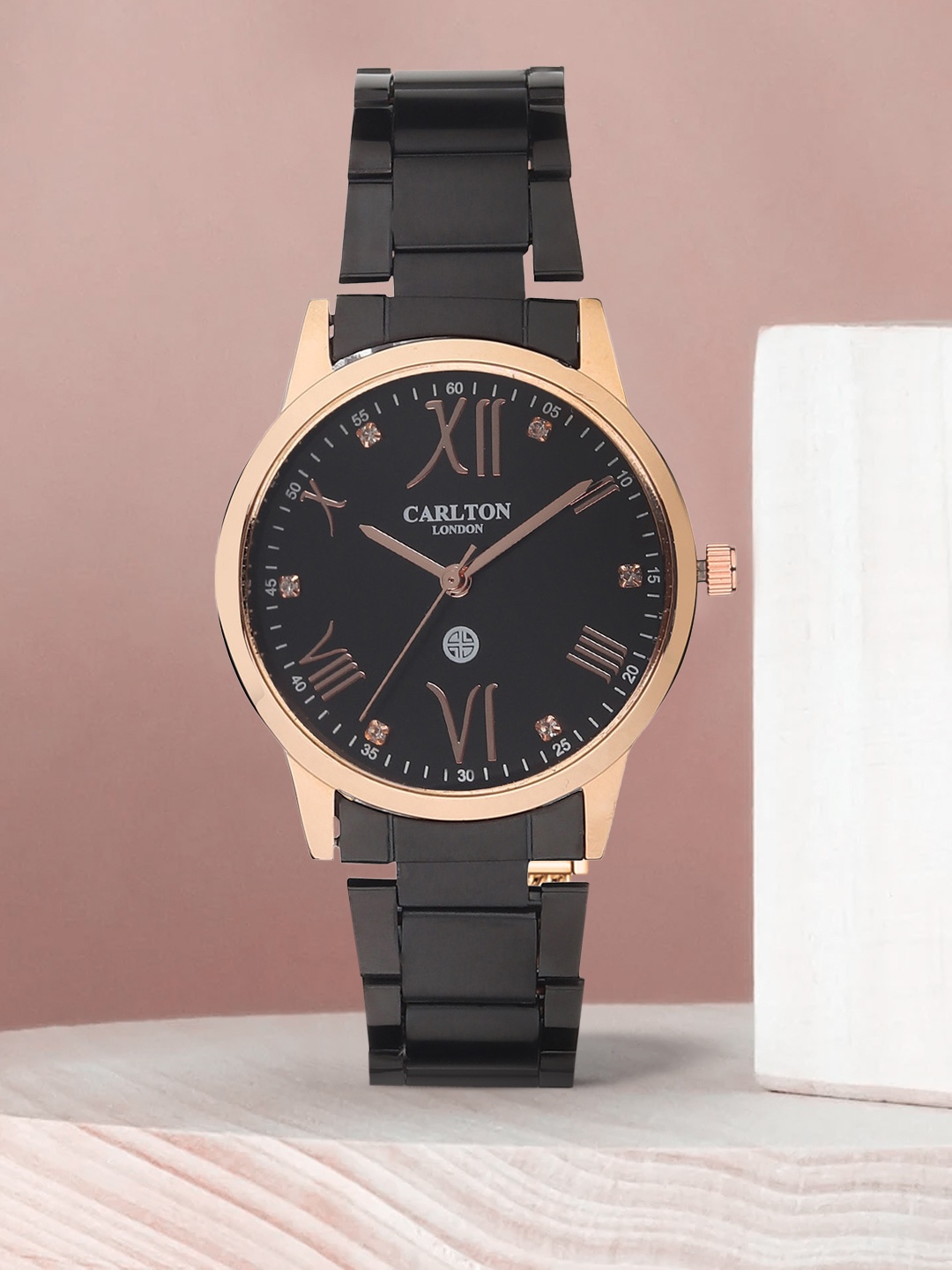 Carlton London Women Silver-Toned Analogue Watch