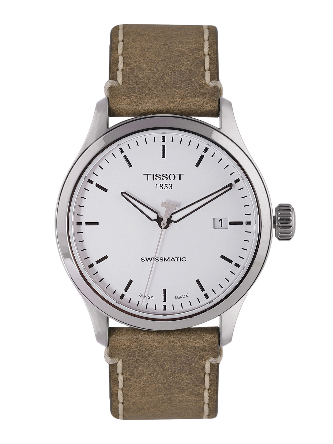 TISSOT Men White Gent XL Classic Analogue Automatic Swiss Made Watch T1164071601100
TISSOT Men White Gent XL Classic Analogue Automatic Swiss Made Watch T1164071601100