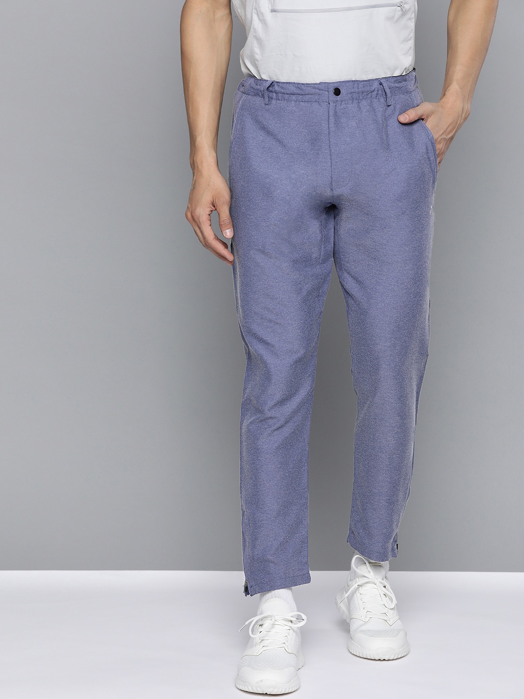 HRX by Hrithik Roshan Men Medieval Blue Solid Tapered Fit Rapid-Dry Lifestyle Trousers
HRX by Hrithik Roshan Men Medieval Blue Solid Tapered Fit Rapid-Dry Lifestyle Trousers