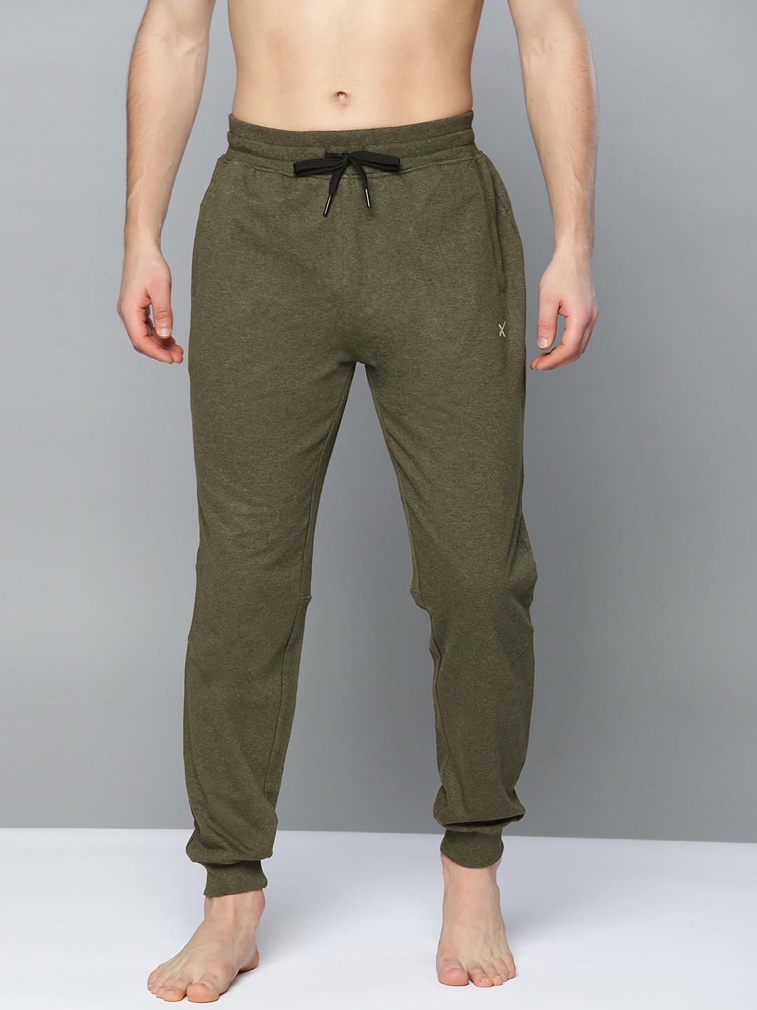 HRX by Hrithik Roshan Men Olive Green Melange Solid Regular Fit Antimicrobial Yoga Jogger
HRX by Hrithik Roshan Men Olive Green Melange Solid Regular Fit Antimicrobial Yoga Jogger