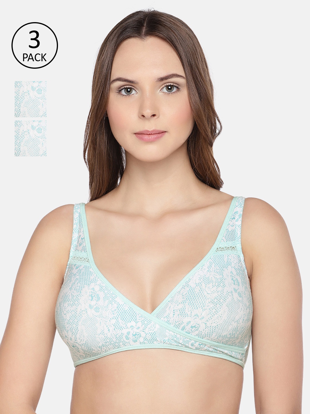 Inner Sense Organic Cotton Antimicrobial Sleeping/Feeding Bra(Pack of 3) IMBC007D, Blue
Inner Sense Organic Cotton Antimicrobial Sleeping/Feeding Bra(Pack of 3) IMBC007D, Blue