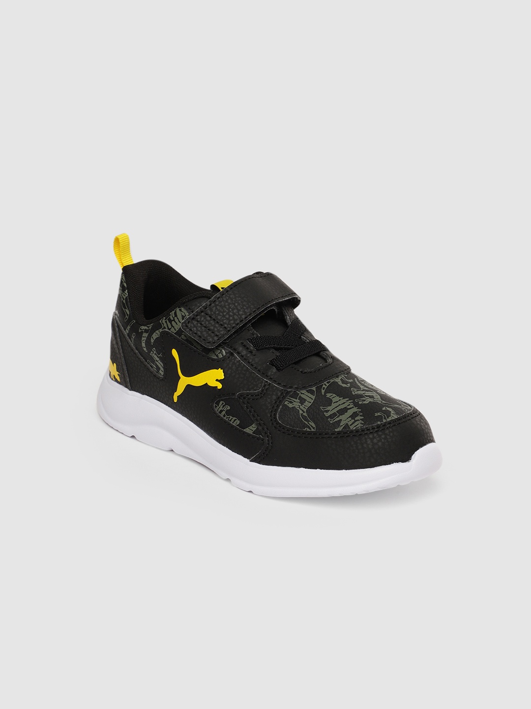 Puma Boys Black Fun Racer Archeo AC PS Sneakers