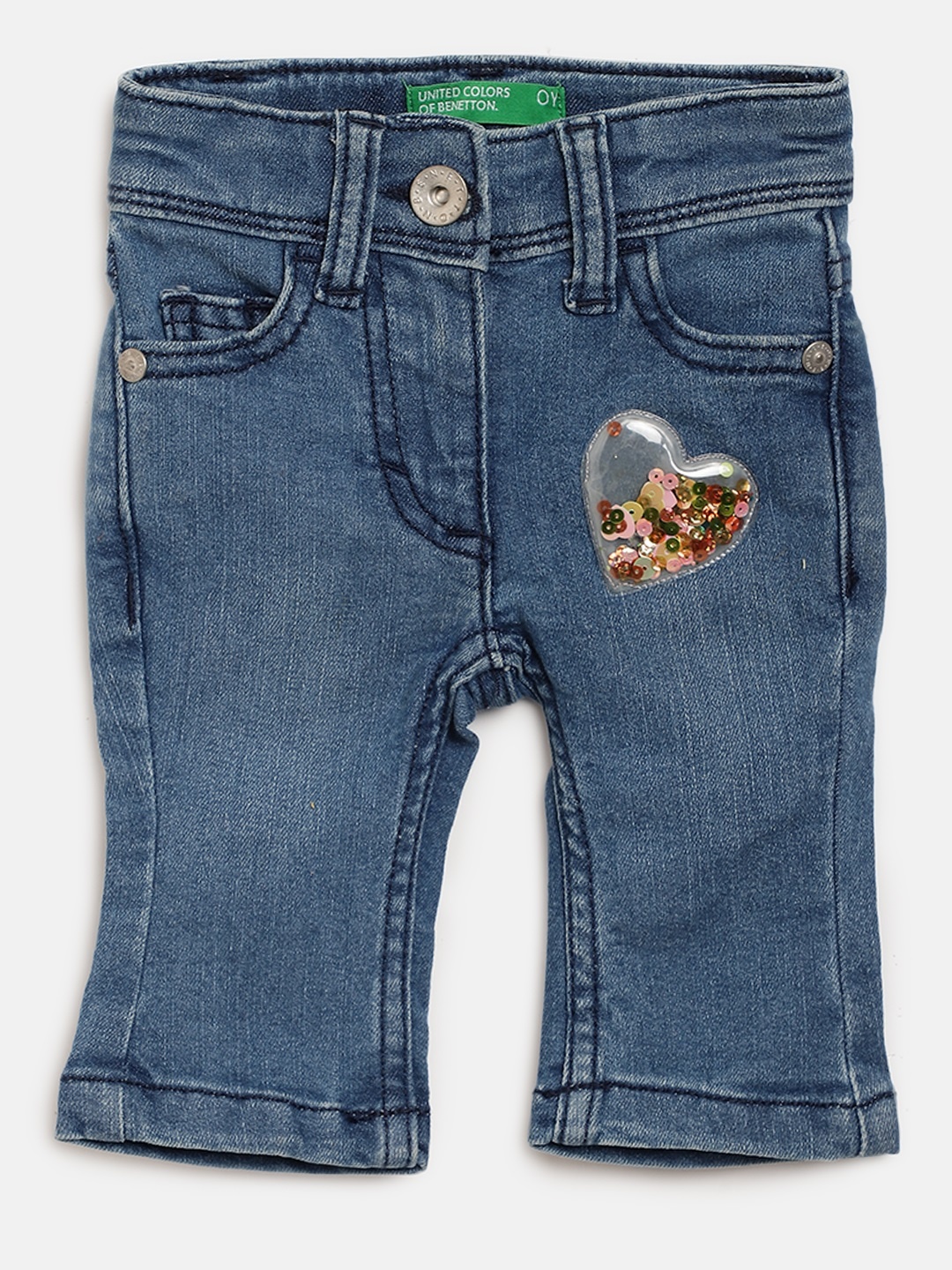 United Colors of Benetton Girls Blue Regular Fit Mid-Rise Clean Look Stretchable Jeans
United Colors of Benetton Girls Blue Regular Fit Mid-Rise Clean Look Stretchable Jeans