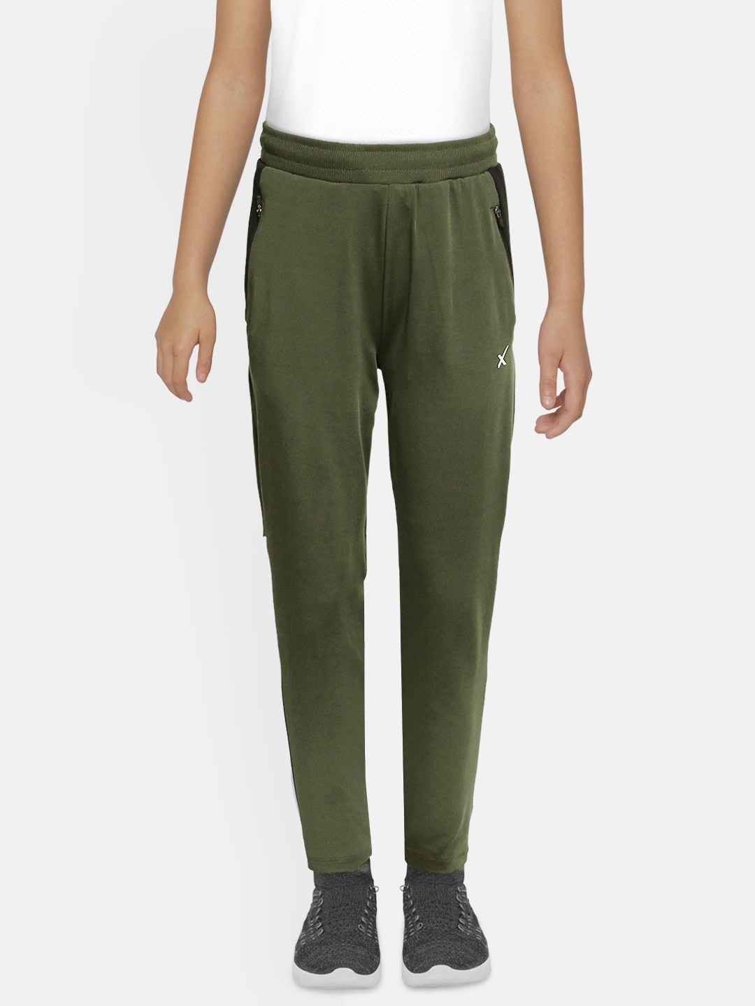 HRX by Hrithik Roshan Boys Rifle Green Solid Slim Fit Rapid-Dry Lycra Active Track Pants
HRX by Hrithik Roshan Boys Rifle Green Solid Slim Fit Rapid-Dry Lycra Active Track Pants
