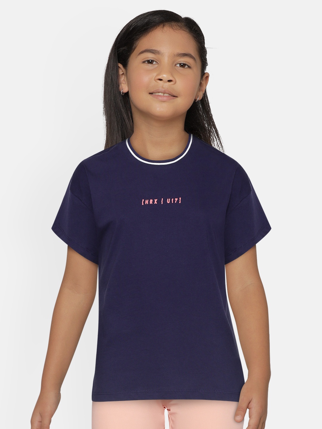 HRX by Hrithik Roshan Girls Eclipse Typographic Antimicrobial Bio-Wash Lifestyle Pure Cotton T-shirt, Black
HRX by Hrithik Roshan Girls Eclipse Typographic Antimicrobial Bio-Wash Lifestyle Pure Cotton T-shirt, Black