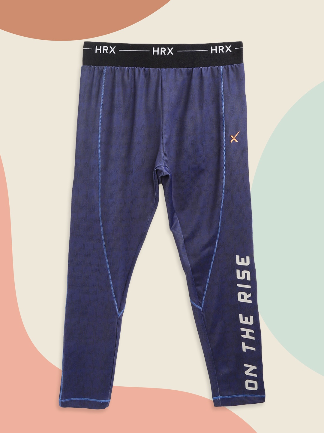 HRX by Hrithik Roshan Girls Blues Typographic Regular Fit Rapid-Dry Lycra Active Tights, Navy blue
HRX by Hrithik Roshan Girls Blues Typographic Regular Fit Rapid-Dry Lycra Active Tights, Navy blue