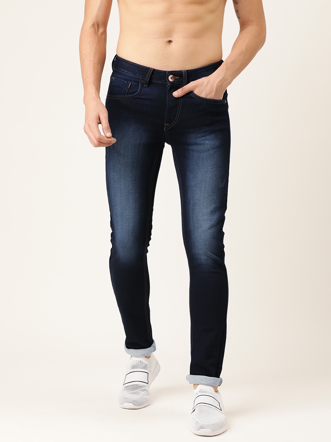 Flying Machine Men Navy Blue Jackson Skinny Fit Low-Rise Clean Look Stretchable Jeans
Flying Machine Men Navy Blue Jackson Skinny Fit Low-Rise Clean Look Stretchable Jeans