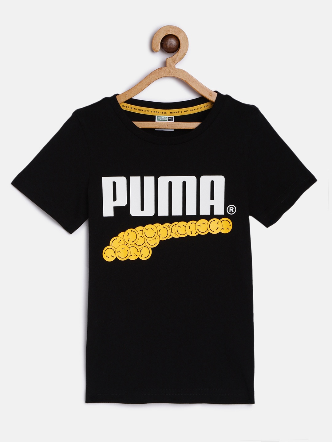 Puma Boys Black White Cotton Club Graphic Brand Logo Printed Cotton Pure Cotton T-shirt
Puma Boys Black White Cotton Club Graphic Brand Logo Printed Cotton Pure Cotton T-shirt