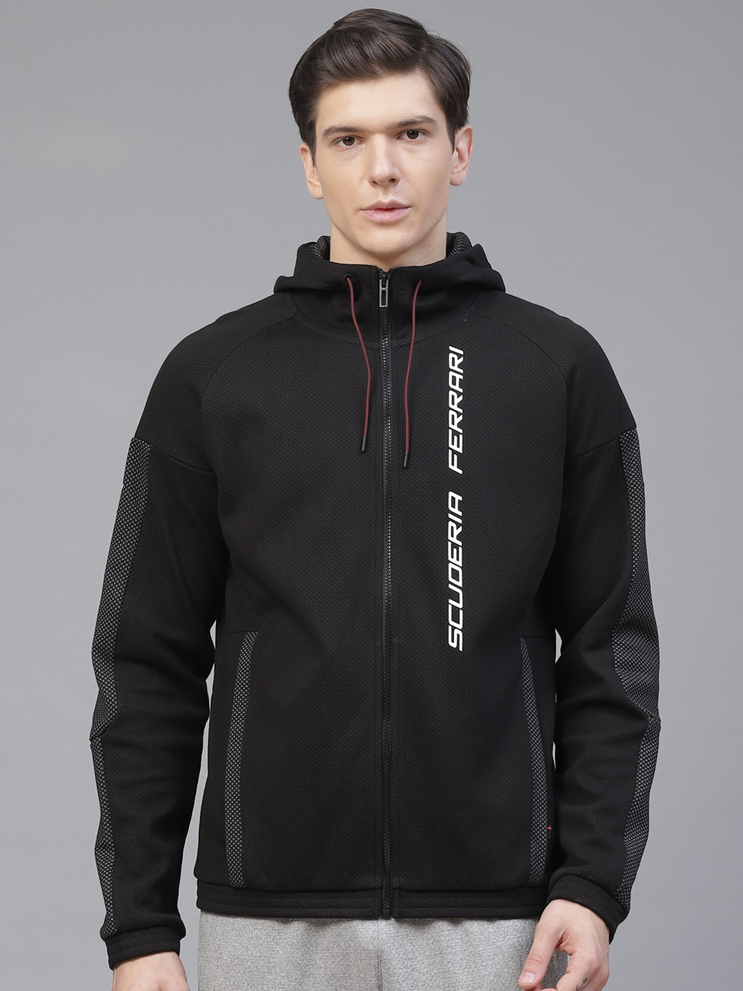PUMA Motorsport Men Black Ferrari Race Self Design Back Hooded Sweat Track MSP Jacket
PUMA Motorsport Men Black Ferrari Race Self Design Back Hooded Sweat Track MSP Jacket