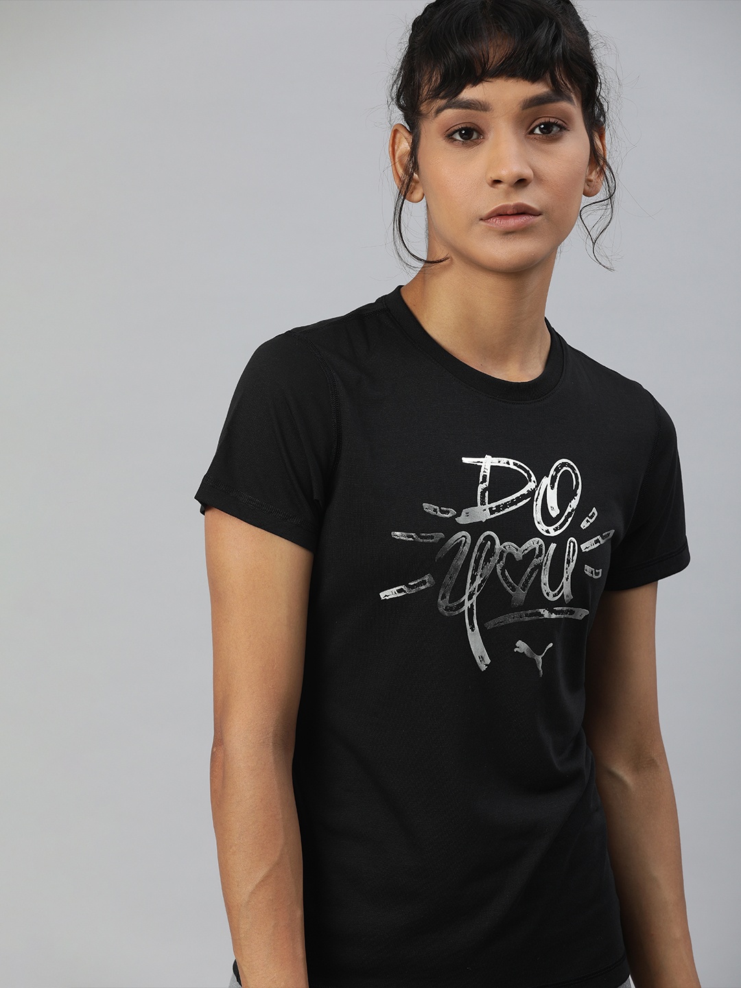 Puma Women Black Performance Slogan Printed dryCELL Round Neck Training T-shirt
Puma Women Black Performance Slogan Printed dryCELL Round Neck Training T-shirt