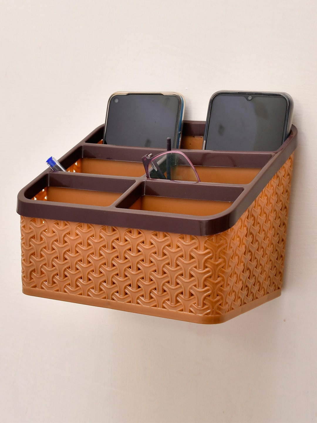 Kuber Industries Brown Textured Plastic Multi-Purpose Large Size Compact Desk Organizer, Beige
Kuber Industries Brown Textured Plastic Multi-Purpose Large Size Compact Desk Organizer, Beige