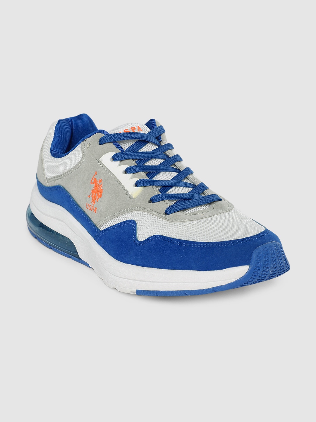 U.S. Polo Assn. Men Blue Synthetic Walking Shoes
