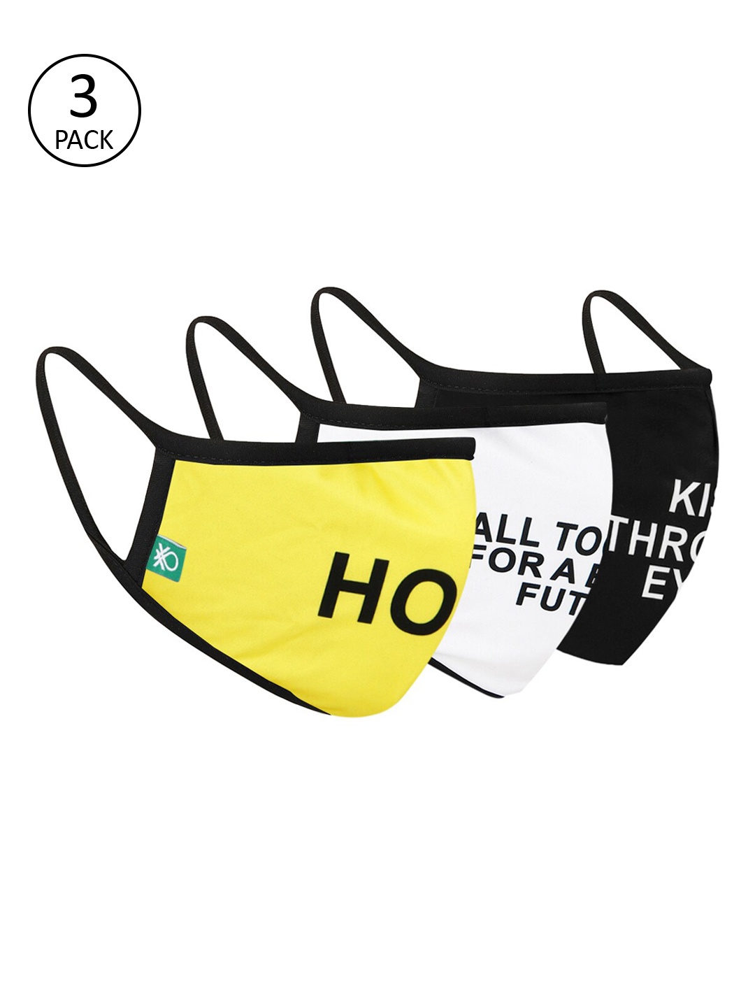 United Colors of Benetton Unisex 3-Pcs 3-Ply SUPER SHIELD Anti-Pollutio Outdoor Masks, Multi
United Colors of Benetton Unisex 3-Pcs 3-Ply SUPER SHIELD Anti-Pollutio Outdoor Masks, Multi