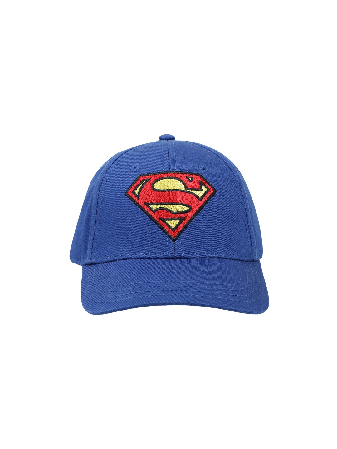 Kids Ville Boys Blue & Red Embroidered Superman Baseball Cap