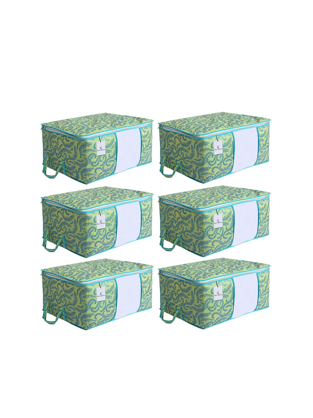 Kuber Industries Set Of 6 Green Metallic Printed Storage Bags With Transparent Window
Kuber Industries Set Of 6 Green Metallic Printed Storage Bags With Transparent Window