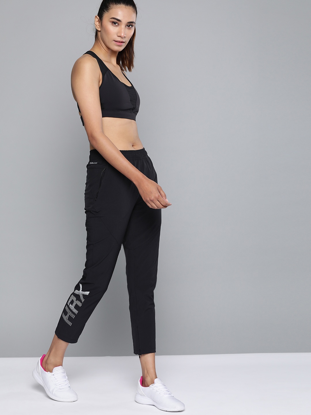 HRX by Hrithik Roshan Women Jet Black Solid Slim Fit Rapid-Dry Lycra Running Track Pants
HRX by Hrithik Roshan Women Jet Black Solid Slim Fit Rapid-Dry Lycra Running Track Pants