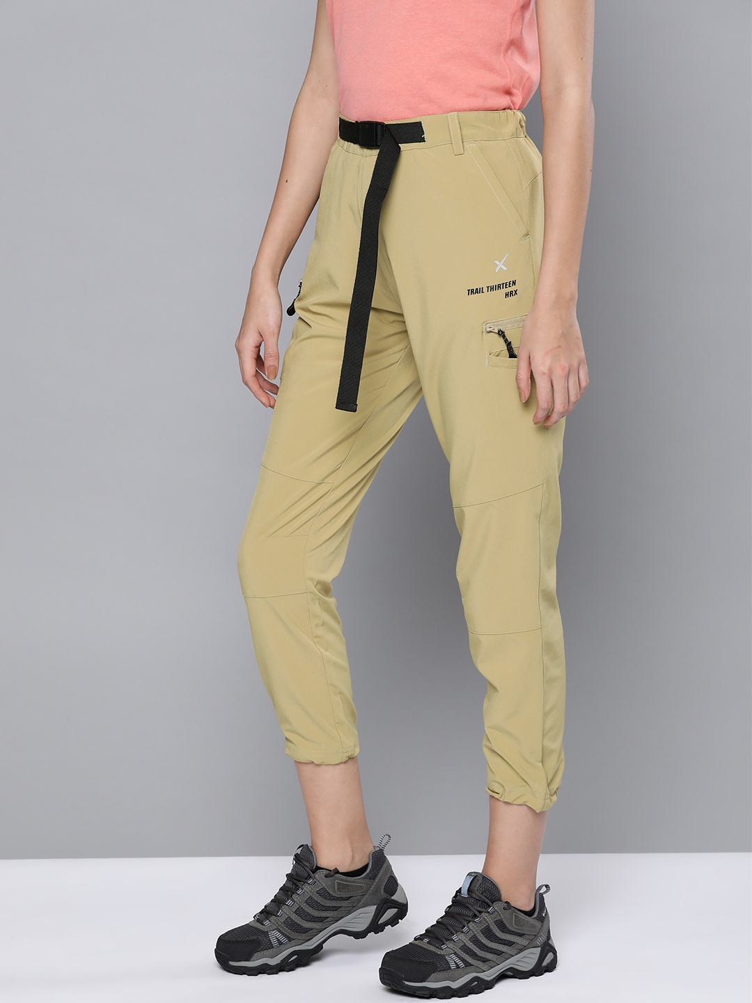 HRX by Hrithik Roshan Women Sponge Solid Rapid-Dry Anti-Microbial Outdoor Trousers, Khaki
HRX by Hrithik Roshan Women Sponge Solid Rapid-Dry Anti-Microbial Outdoor Trousers, Khaki