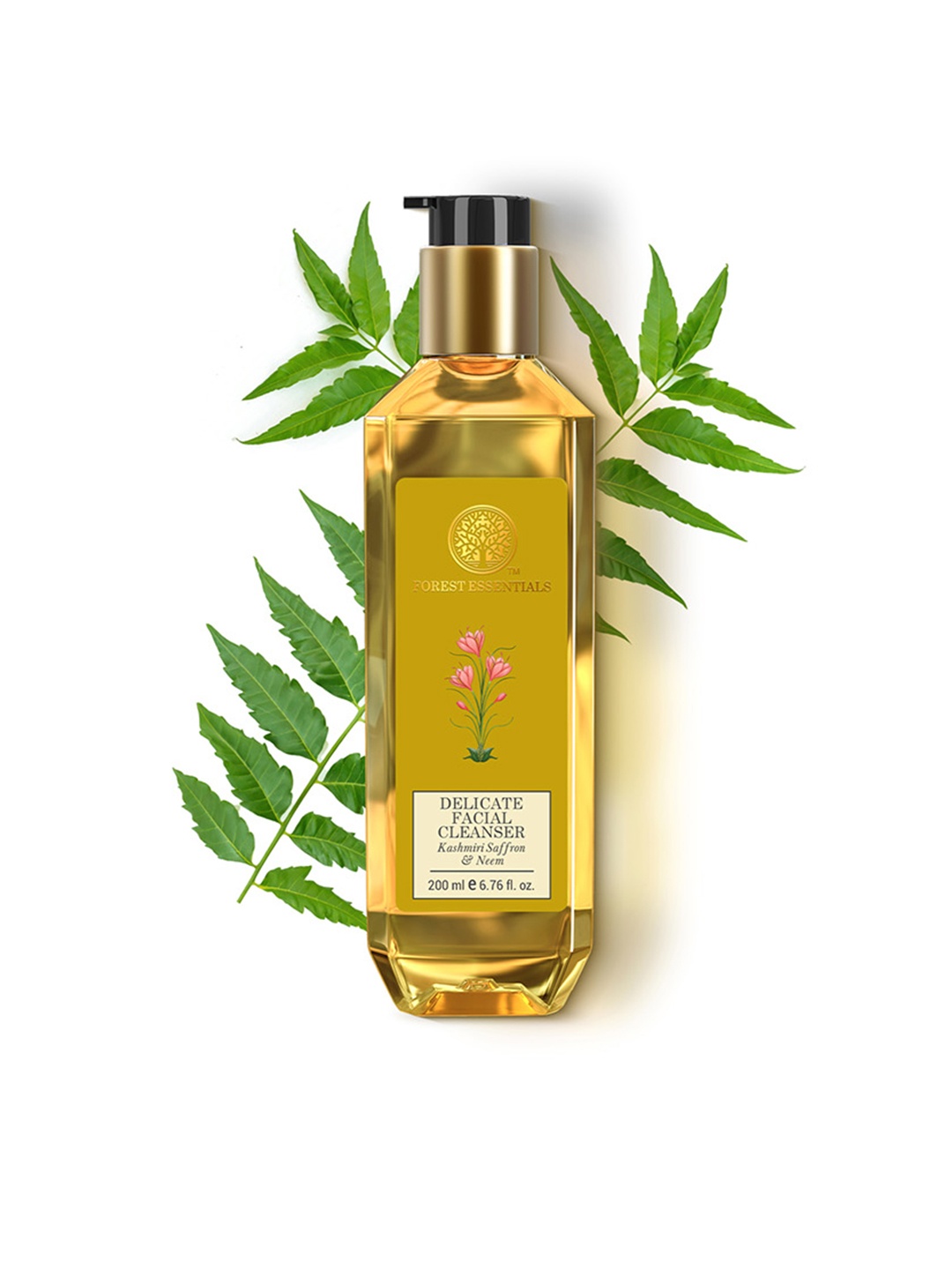 Forest Essentials Delicate Facial Cleanser Kashmiri Saffron & Neem For Oily Skin - 200ml, Yellow
Forest Essentials Delicate Facial Cleanser Kashmiri Saffron & Neem For Oily Skin - 200ml, Yellow