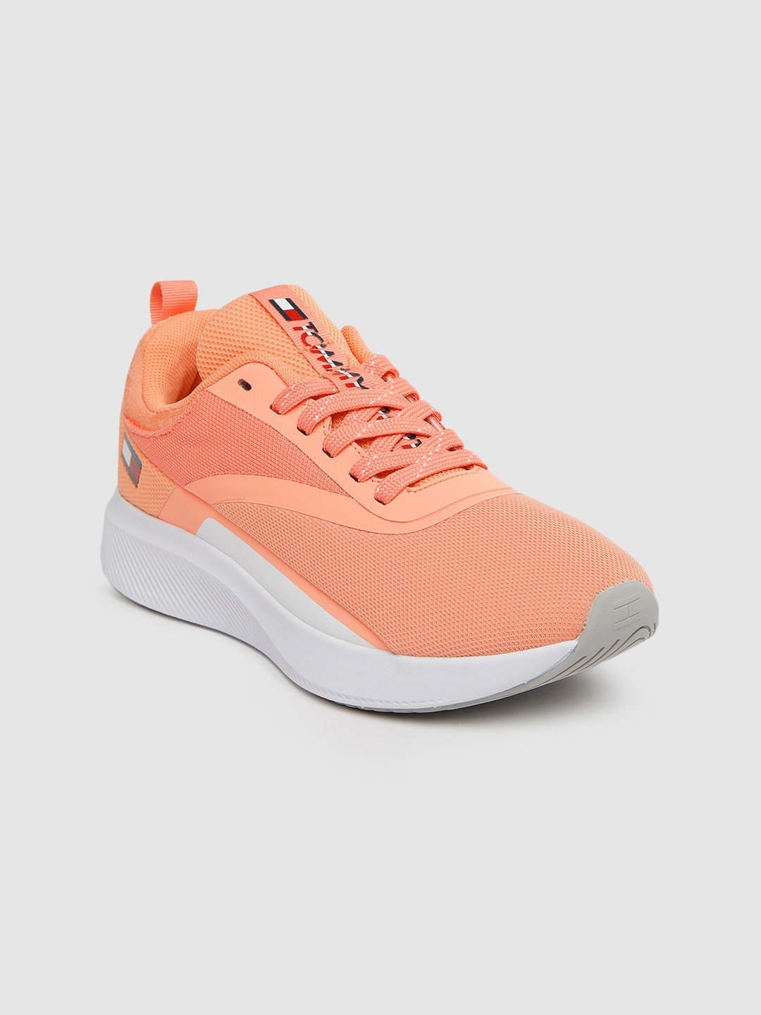 Tommy Hilfiger Women Peach-Coloured Sneakers