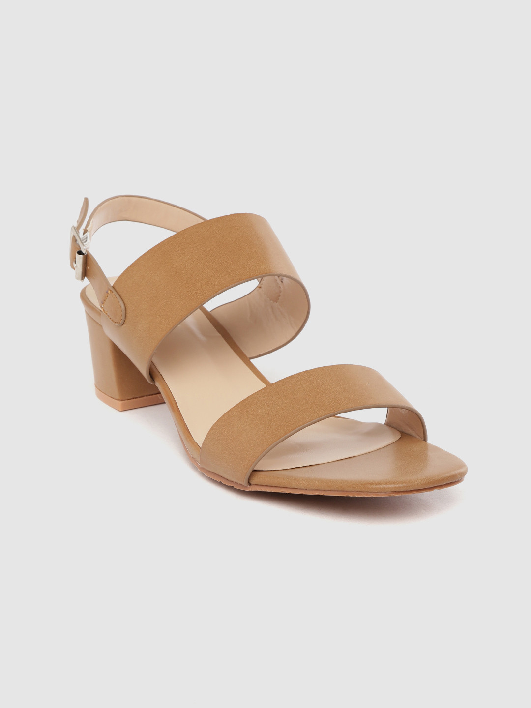 Allen Solly Women Brown Solid Block Heels 
Allen Solly Women Brown Solid Block Heels