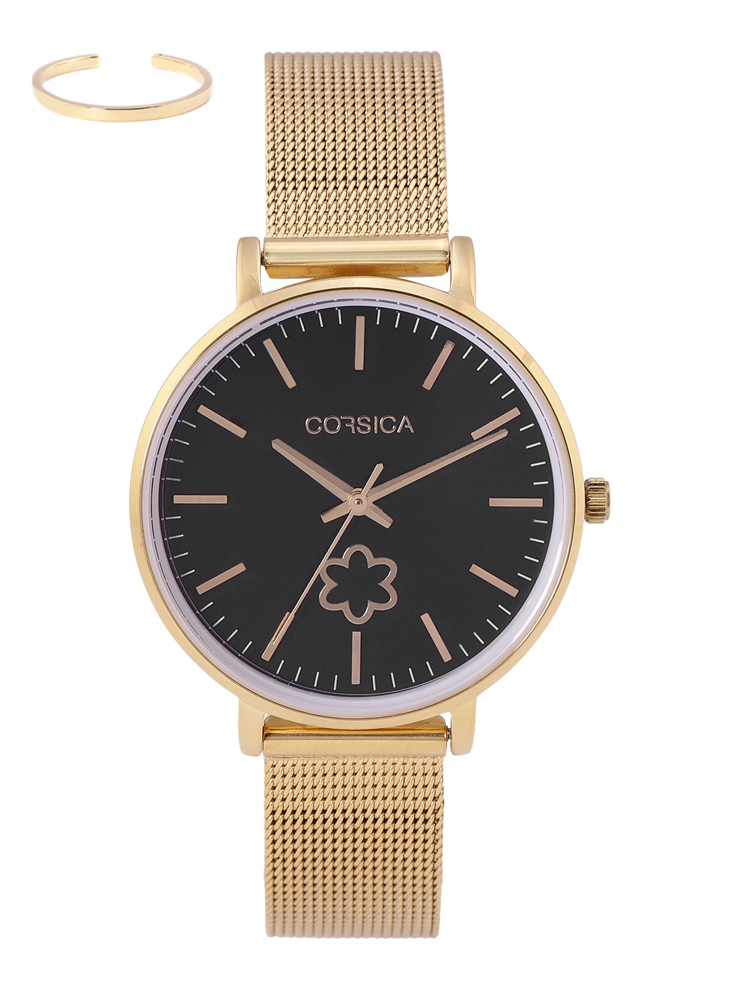 CORSICA Women Watch Gift Set, Black
