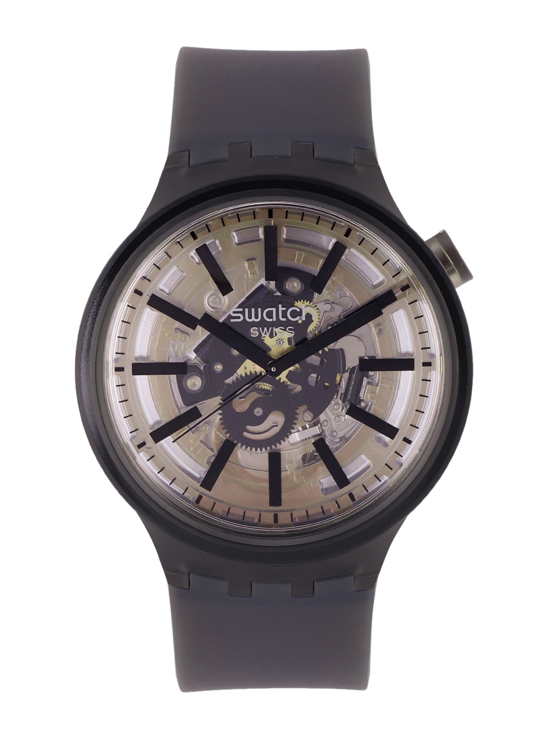 Swatch Unisex Transparent Dark Taste Skeleton Water Resistant Analogue Watch SO27B115
Swatch Unisex Transparent Dark Taste Skeleton Water Resistant Analogue Watch SO27B115