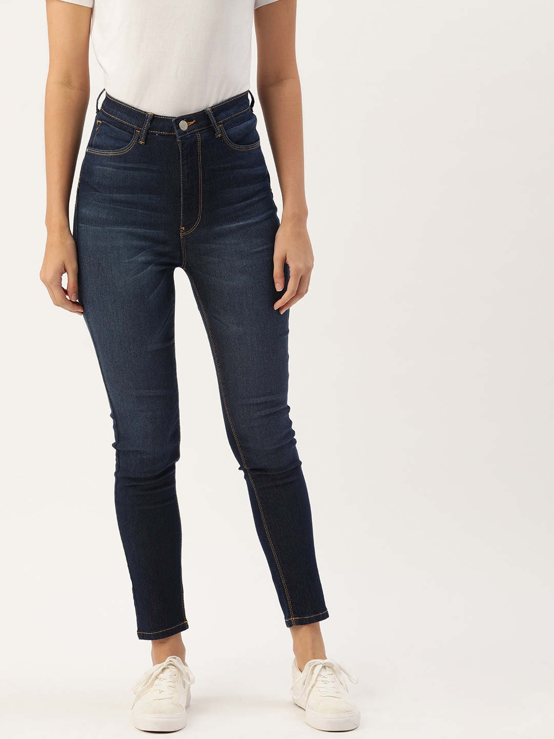 Flying Machine Women Navy Blue Super Skinny Fit High-Rise Clean Look Stretchable Jeans
Flying Machine Women Navy Blue Super Skinny Fit High-Rise Clean Look Stretchable Jeans