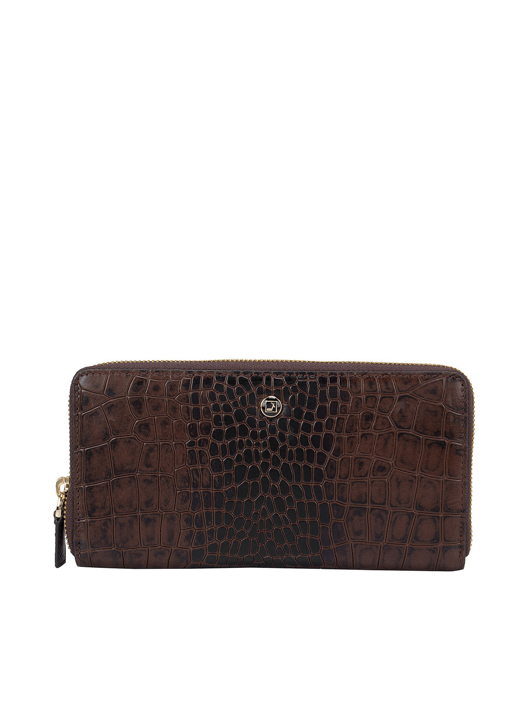 Da Milano Women Brown Textured Leather Zip Around Wallet
Da Milano Women Brown Textured Leather Zip Around Wallet