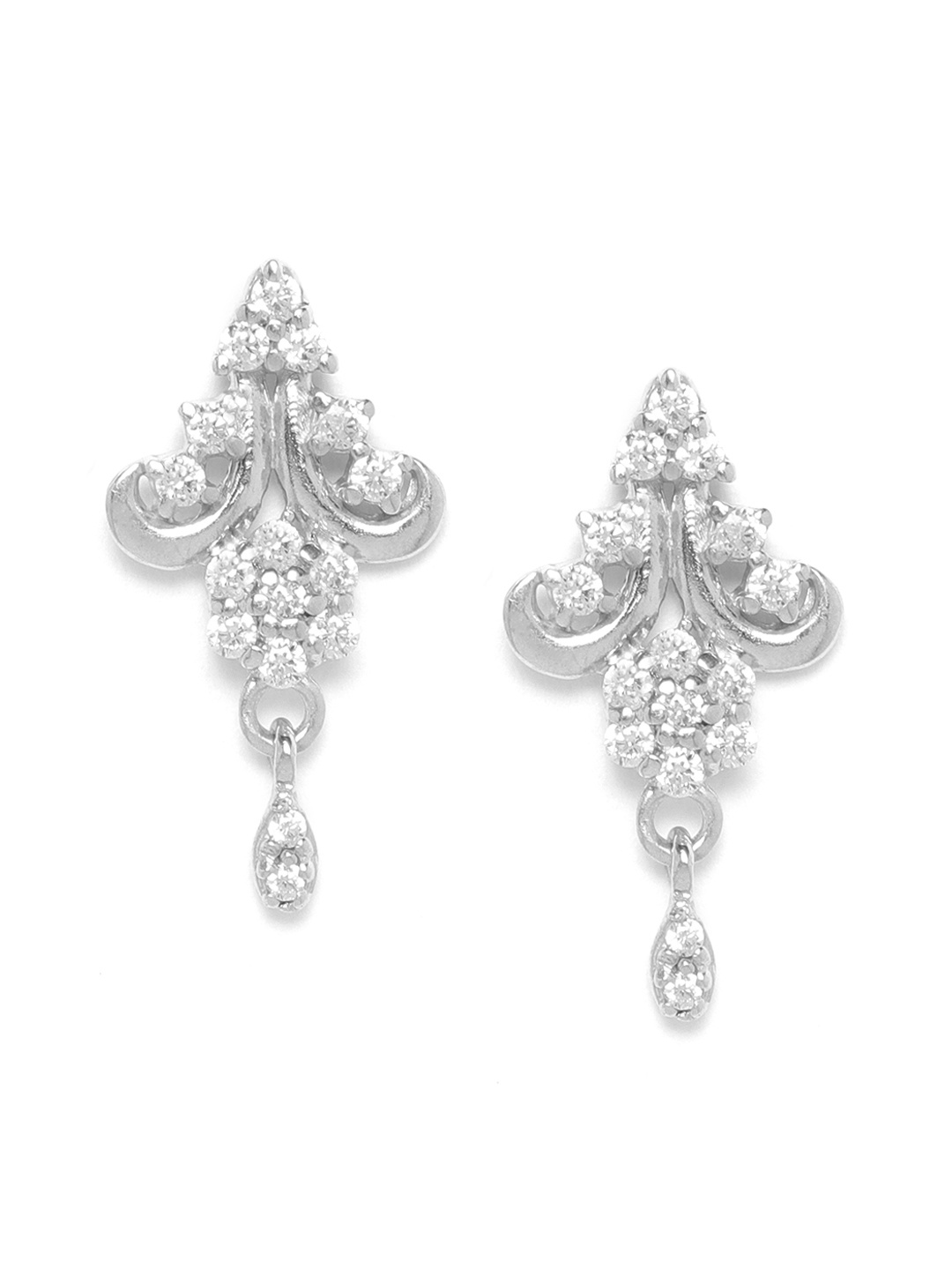 Clara Silver-Toned Rhodium-Plated Zirconia-Studded 92.5 Sterling Silver Contemporary Studs
Clara Silver-Toned Rhodium-Plated Zirconia-Studded 92.5 Sterling Silver Contemporary Studs