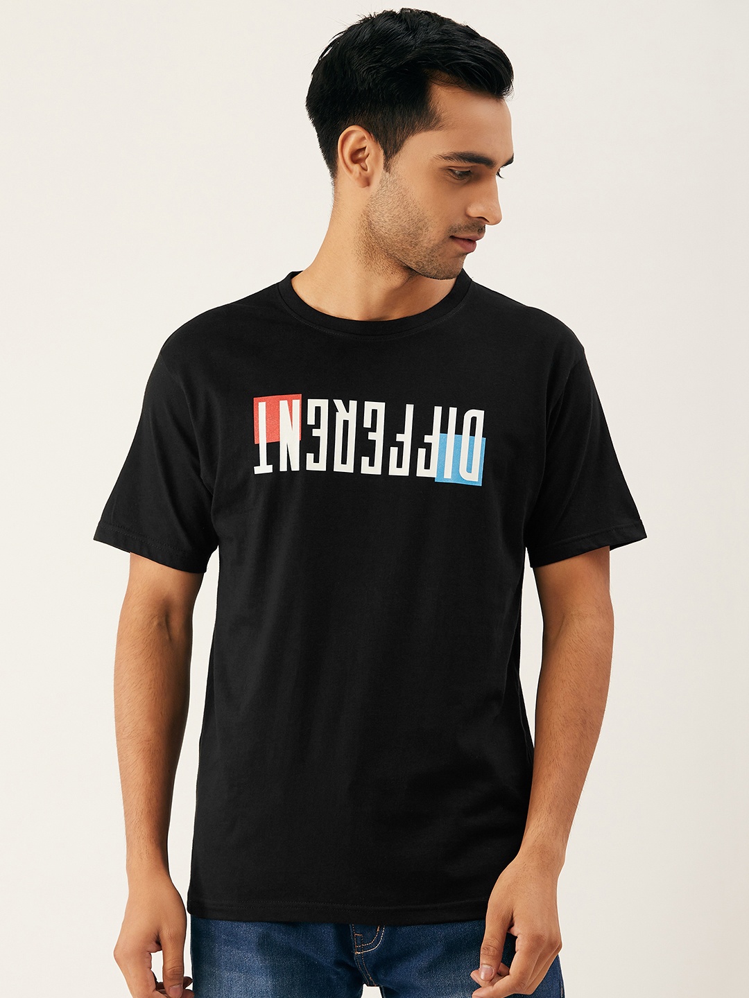THE CHAMBAL Men Black White Typography Print Round Neck Bio-Wash Pure Cotton T-shirt
THE CHAMBAL Men Black White Typography Print Round Neck Bio-Wash Pure Cotton T-shirt