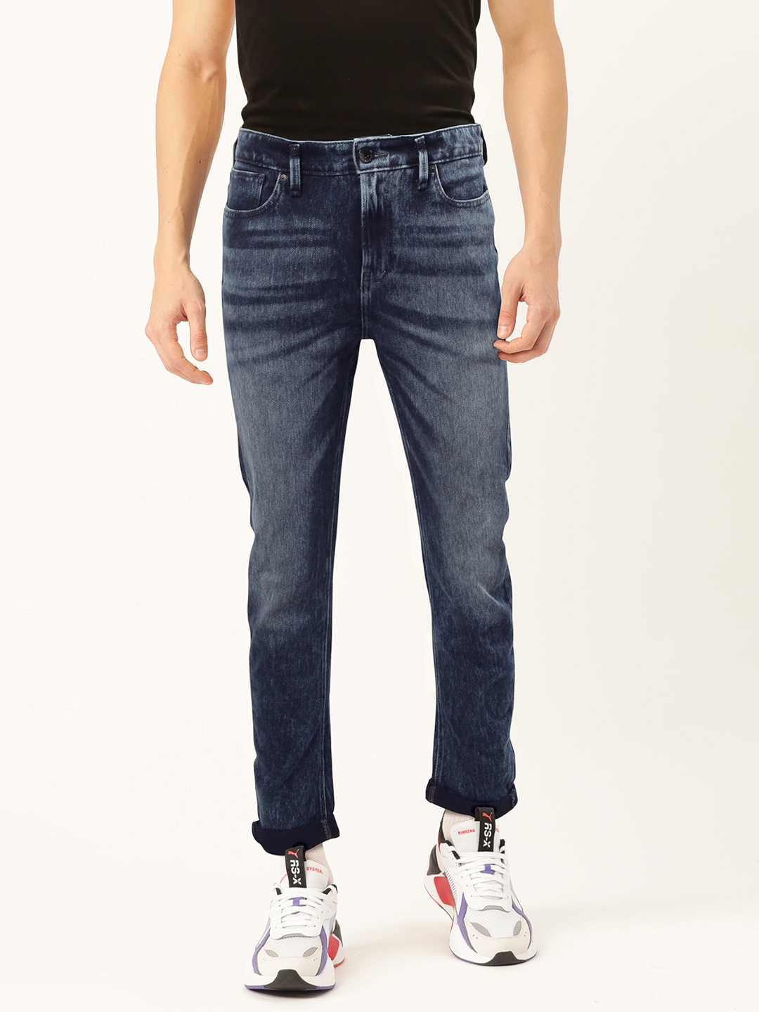 United Colors of Benetton Navy Low Crotch Regular Fit Clean Look Stretchable Jeans, Navy blue
United Colors of Benetton Navy Low Crotch Regular Fit Clean Look Stretchable Jeans, Navy blue