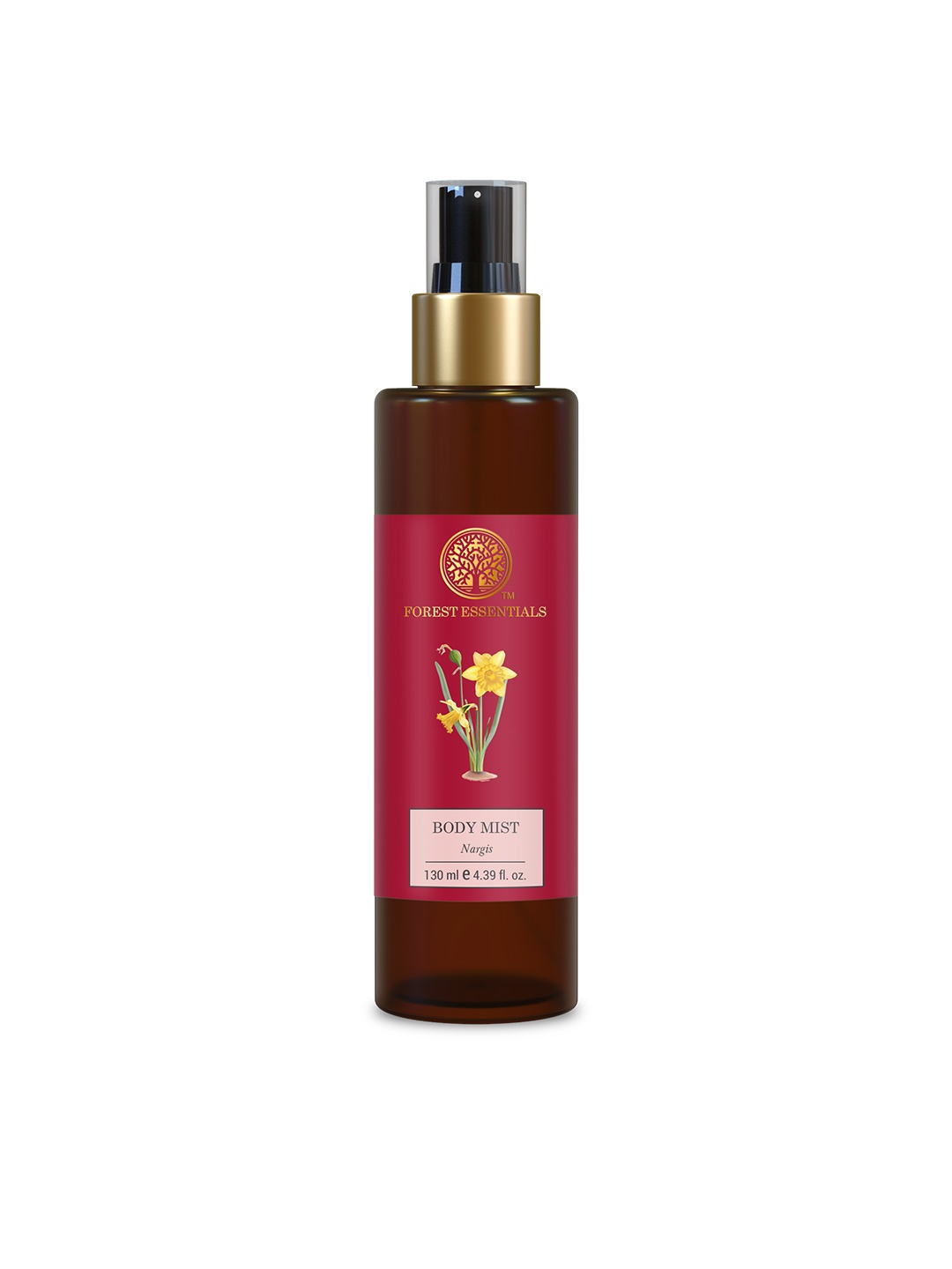 Forest Essentials Hydrating Body Mist Nargis Spray with Floral Fragrance - 130ml, Pink
Forest Essentials Hydrating Body Mist Nargis Spray with Floral Fragrance - 130ml, Pink