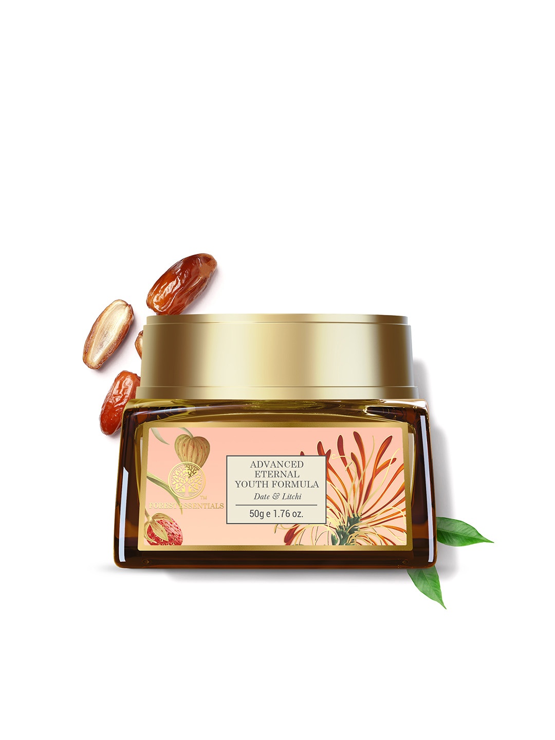Forest Essentials Advanced Eternal Youth Formula Date & Litchi Anti Aging Night Cream 50g, Brown
Forest Essentials Advanced Eternal Youth Formula Date & Litchi Anti Aging Night Cream 50g, Brown