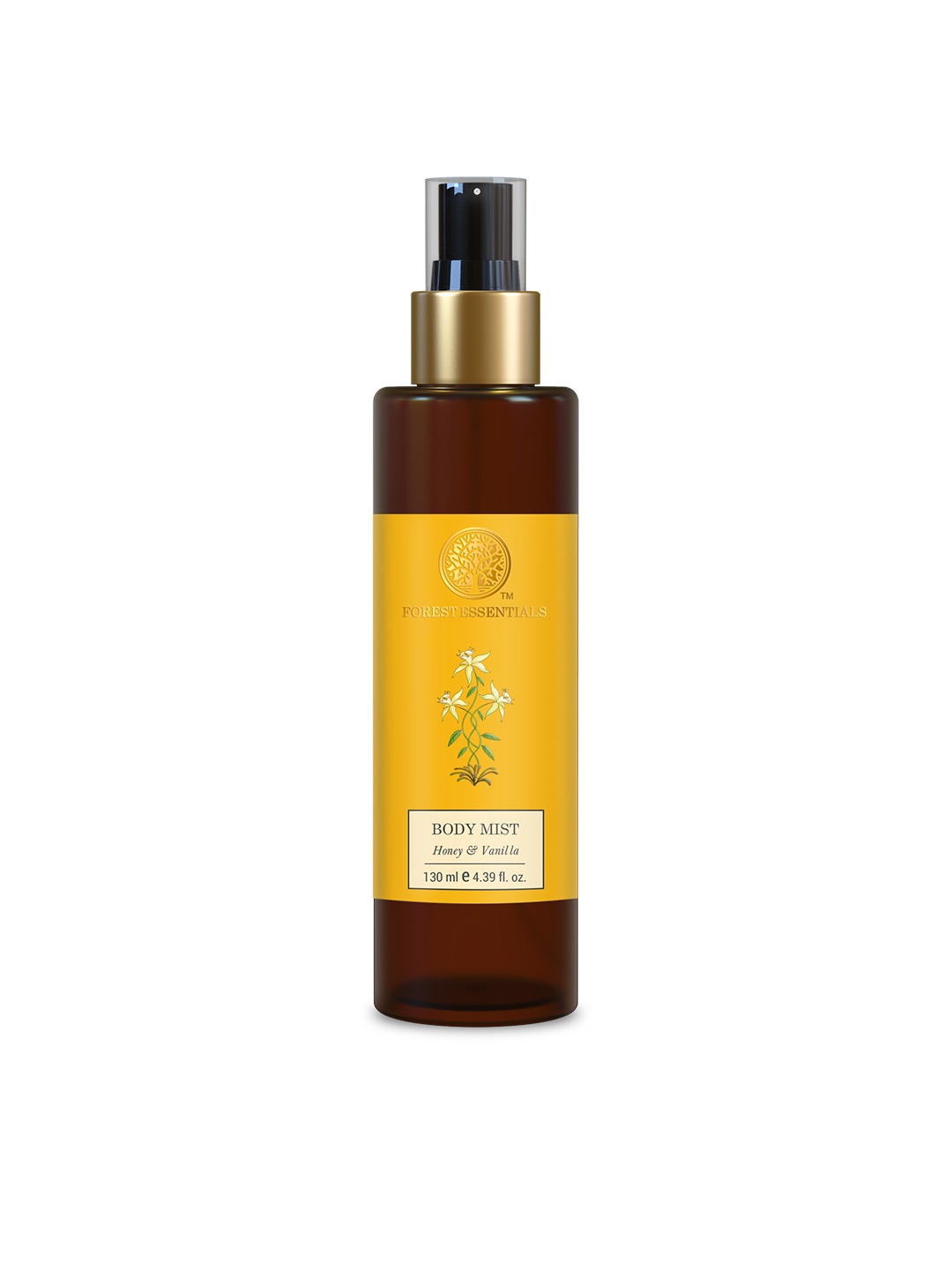 Forest Essentials Body Mist Honey & Vanilla Spray with Floral & Oriental Fragrance - 130ml, Yellow
Forest Essentials Body Mist Honey & Vanilla Spray with Floral & Oriental Fragrance - 130ml, Yellow