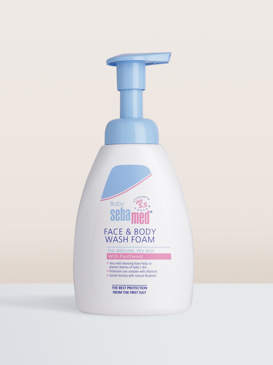 Sebamed Baby Face & Body Wash Foam with Panthenol & Bisabolol For Delicate Skin-400ml, White
Sebamed Baby Face & Body Wash Foam with Panthenol & Bisabolol For Delicate Skin-400ml, White