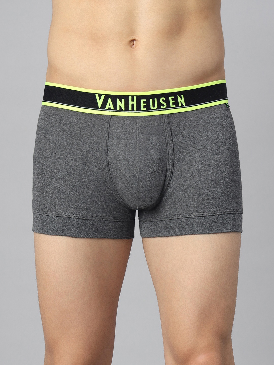 Van Heusen Men Grey Solid Neon Elasticized Waistband Ultra Soft Trunks IHETR1CCNY10053, Charcoal
Van Heusen Men Grey Solid Neon Elasticized Waistband Ultra Soft Trunks IHETR1CCNY10053, Charcoal