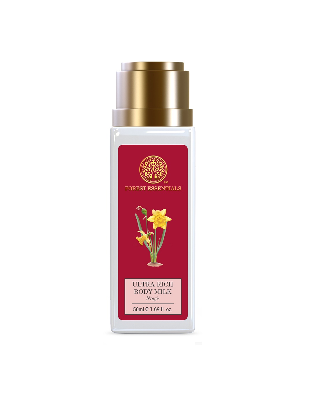 Forest Essentials Travel Size Ultra-Rich Body Milk Nargis Natural Body Lotion - 50ml, Red
Forest Essentials Travel Size Ultra-Rich Body Milk Nargis Natural Body Lotion - 50ml, Red