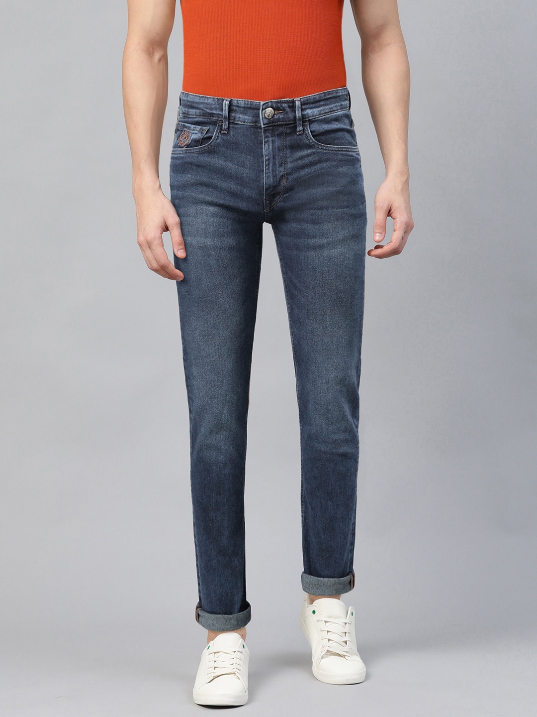 U.S. Polo Assn. Denim Co. Men Navy Blue Skinny Fit Mid-Rise Clean Look Stretchable Jeans
U.S. Polo Assn. Denim Co. Men Navy Blue Skinny Fit Mid-Rise Clean Look Stretchable Jeans