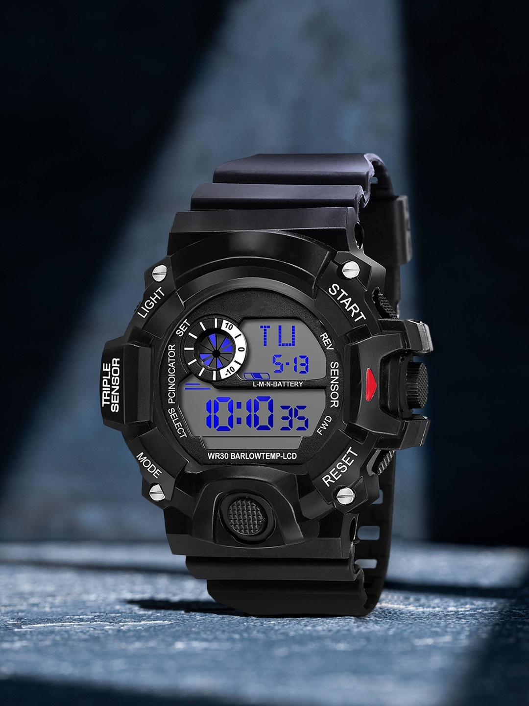 SWADESI STUFF Boys Black Digital Watch