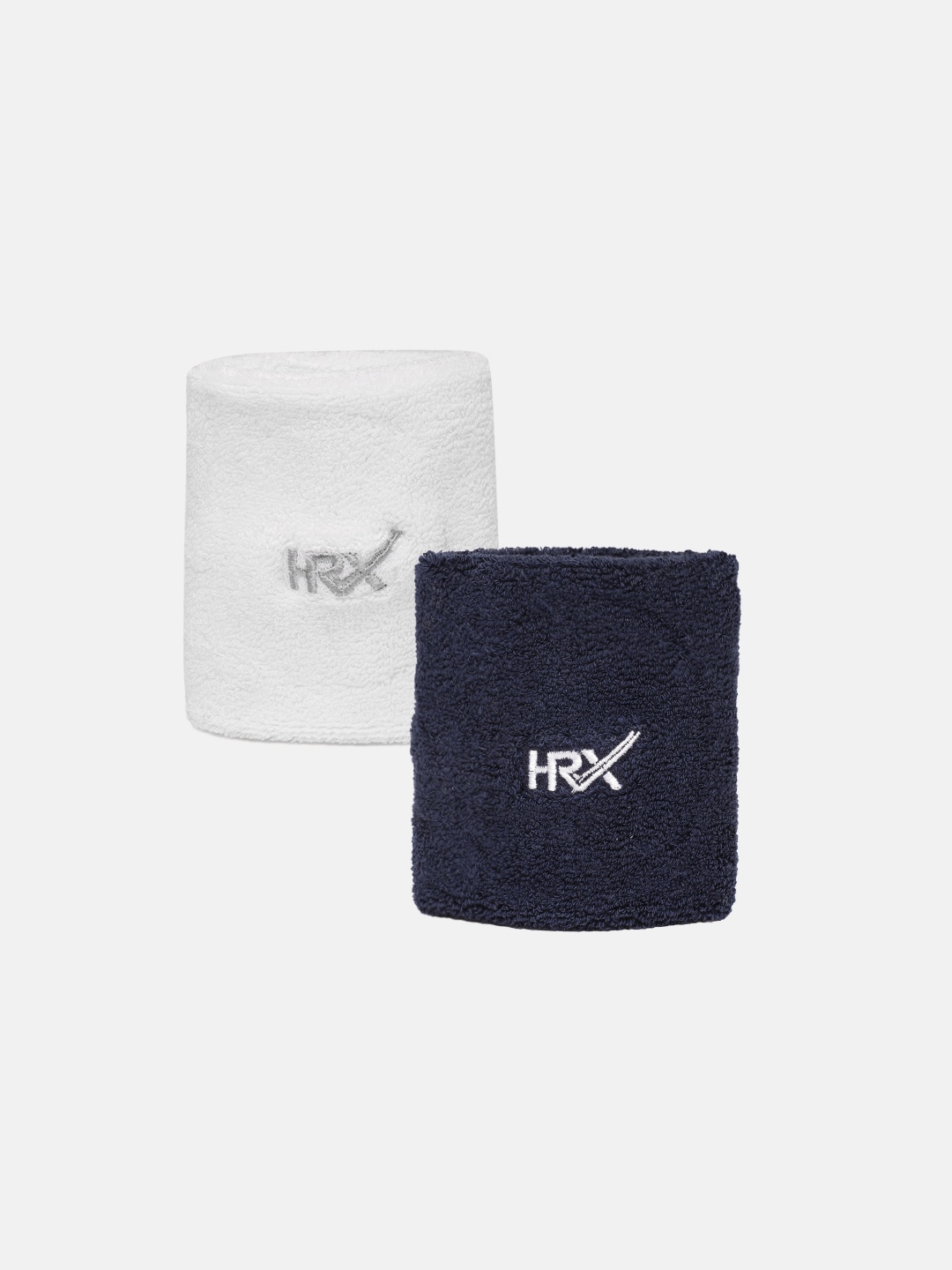 HRX by Hrithik Roshan Unisex Set of 2 Brand Logo Sports Sweat Wristbands, Navy blue
HRX by Hrithik Roshan Unisex Set of 2 Brand Logo Sports Sweat Wristbands, Navy blue