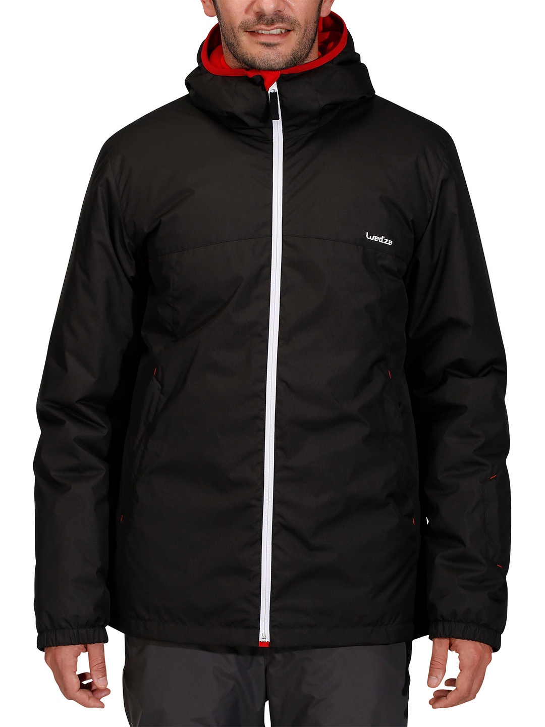 WEDZE By Decathlon Men Black Solid Insulator 100 Padded Hooded Skiing and Snowboarding Jacket
WEDZE By Decathlon Men Black Solid Insulator 100 Padded Hooded Skiing and Snowboarding Jacket