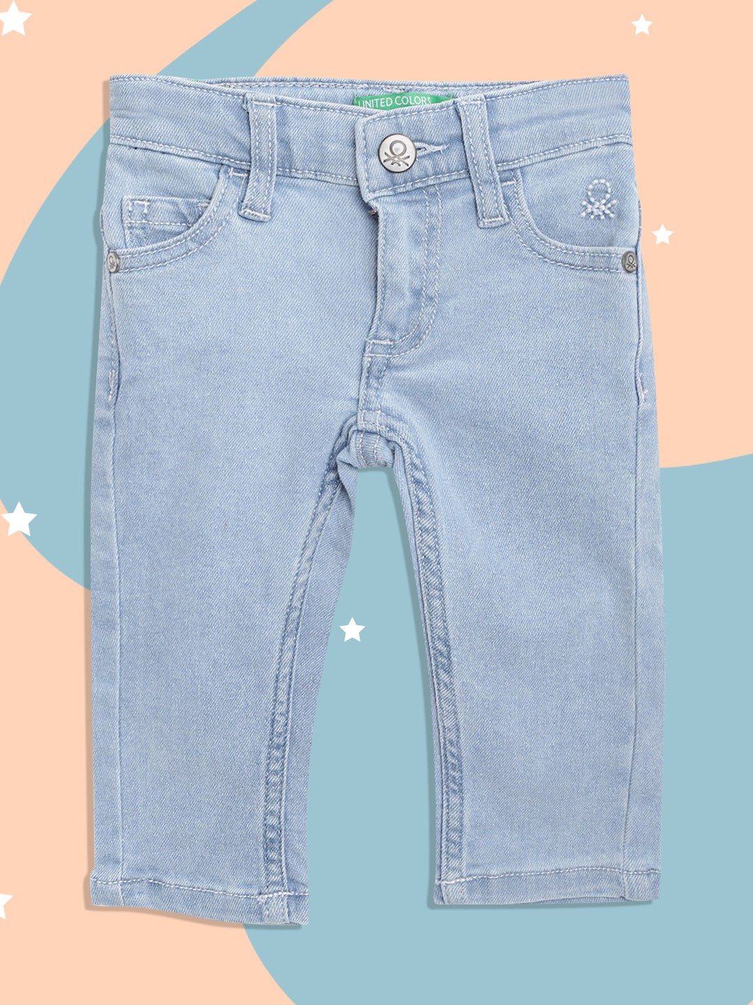 United Colors of Benetton Boys Blue Slim Fit Mid-Rise Clean Look Stretchable Jeans
United Colors of Benetton Boys Blue Slim Fit Mid-Rise Clean Look Stretchable Jeans